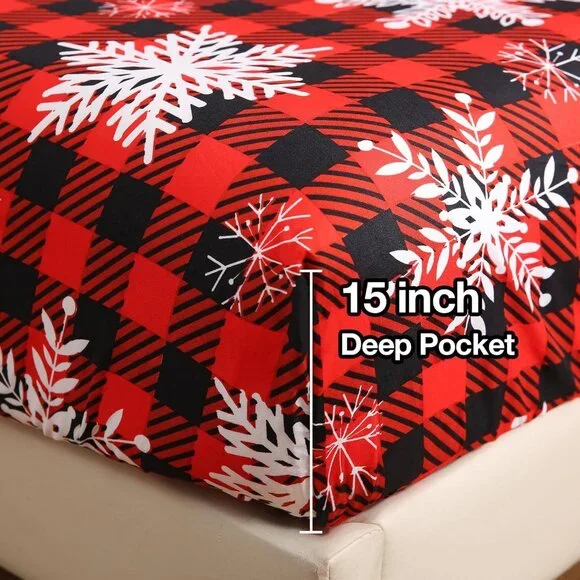 JSD QUEEN/KING CHRISTMAS SHEET SETS NIP
